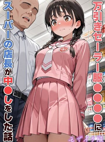 万引きセーラー服●●●●にスーパーの店長が中●しをした話 モザイク版【AIザッハトルテ】評価